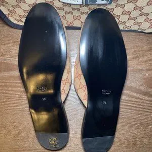 GUCCI Mens \'Flamel\' LA Dodgers GG Signature Slipper Loafers Size 39 $950 Gucci | Shoes | Gucci Mens Flamel La Dodgers Gg Signature  main image 2